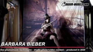 400-Backstage Photoshoot Barbara Bieber